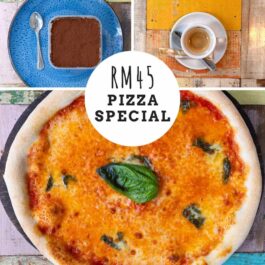 Special: Margherita Pizza, Tiramisu + FREE Espresso