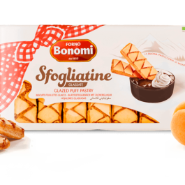 BONOMI GLAZED PUFF PASTRY BISCUIT 200GR