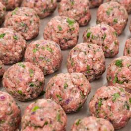 Bottega 9 Frozen homemade pork meatballs  ±450gr